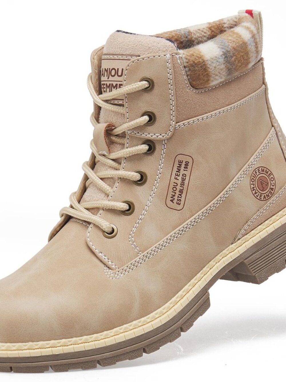 Outdoor Hiking Boots for Women Waterproof - Womens Ankle Boots Lightweight Snow